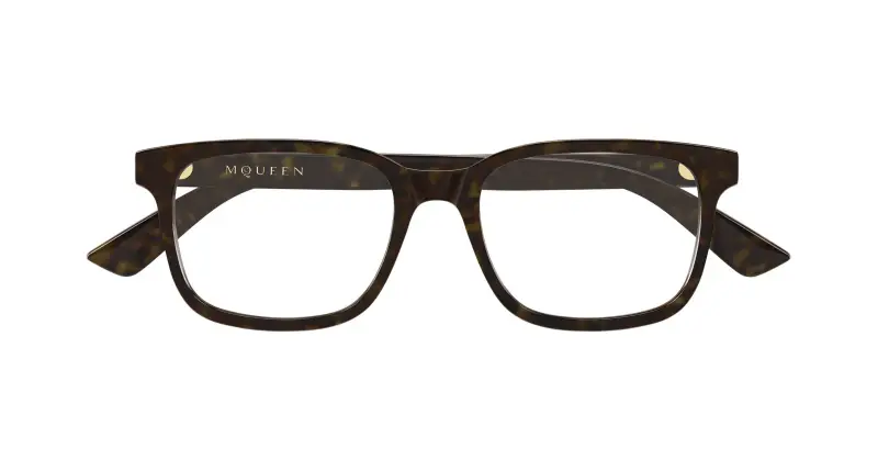 Uomo AM0541O 008 Montature da vista Acetato Havana Trasparente Squadrata miniatura 2