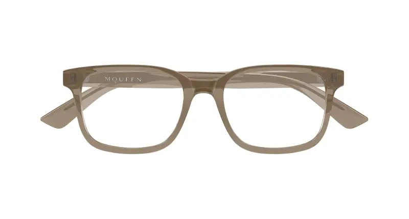 Uomo AM0541O 011 Montature da vista Acetato Marrone Trasparente Squadrata miniatura 2