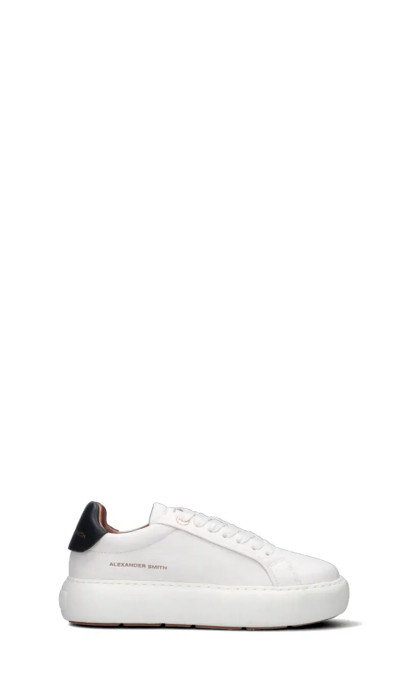 Sneaker donna bianca in pelle Vario