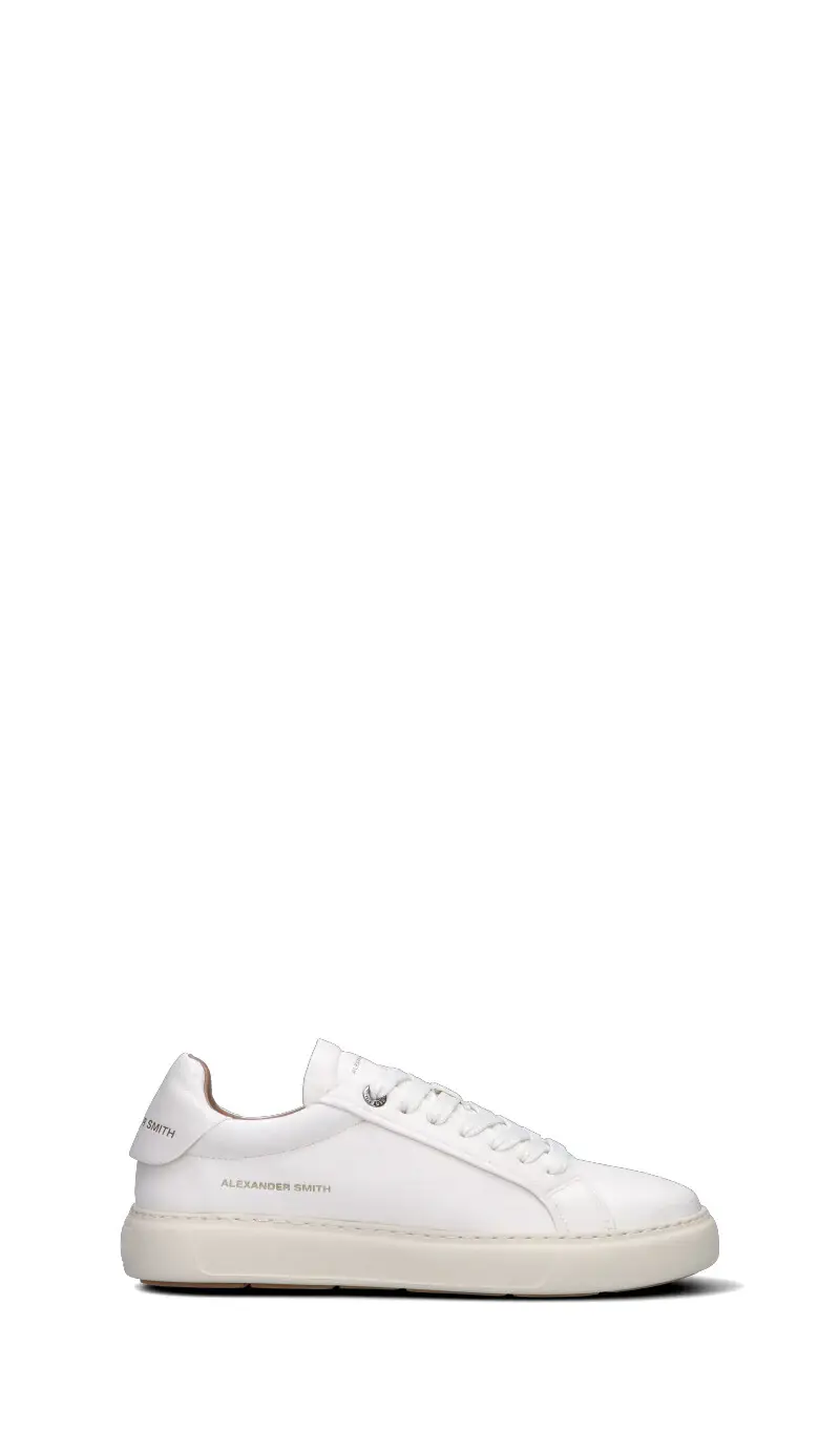 Sneaker uomo bianca in pelle Vario