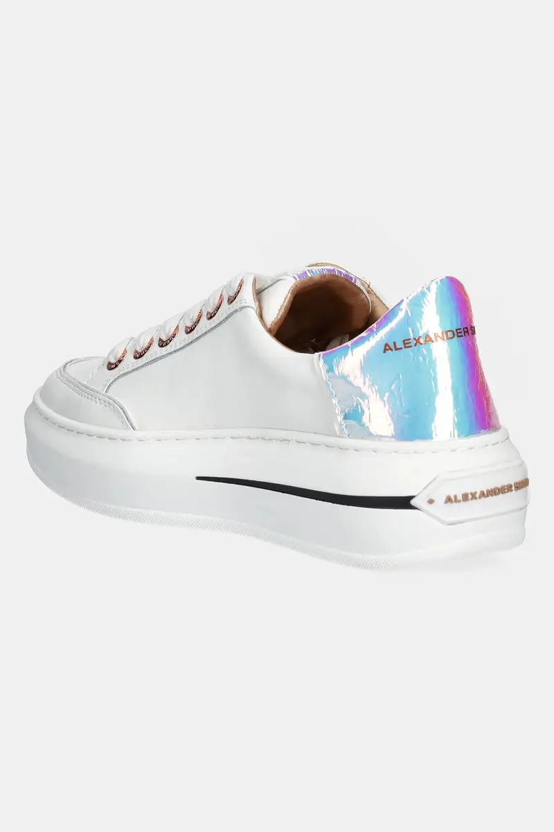sneakers in pelle Lancaster colore bianco ASBBLSW1896WRI miniatura 3