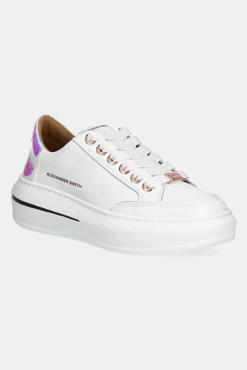 sneakers in pelle Lancaster colore bianco ASBBLSW1896WRI
