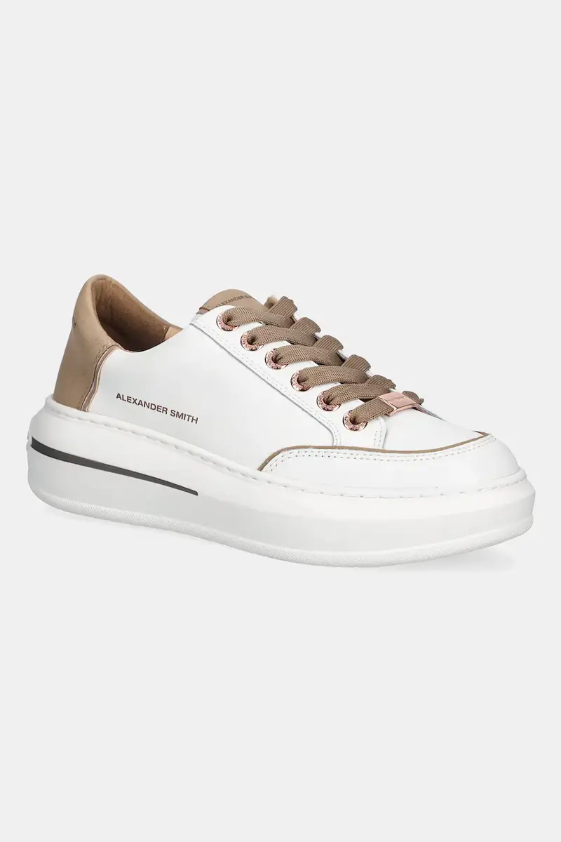 sneakers in pelle Lancaster donna colore bianco ASBCLSW1752WLN