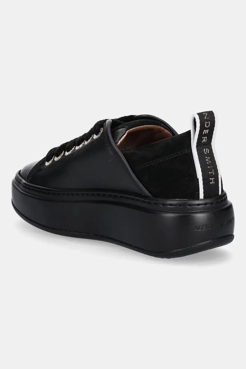 sneakers in pelle Wembley High donna colore nero ASBCWHW0525TBK miniatura 3