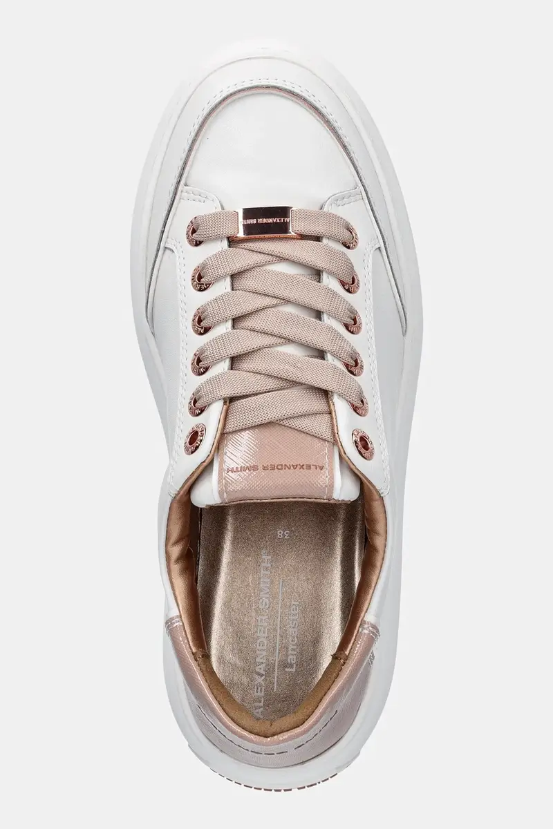 sneakers Lancaster colore bianco ASBBLSW1807WLU miniatura 4