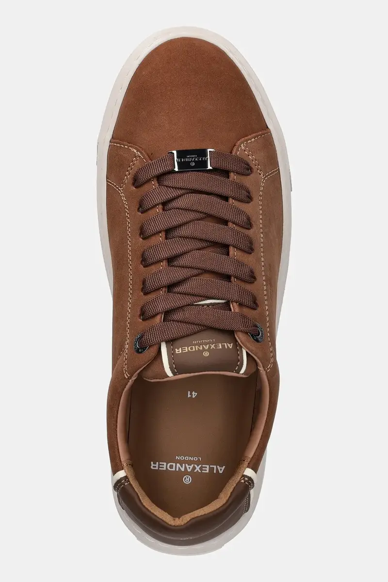 sneakers London uomo colore marrone ALBCLDM9003CNG miniatura 4