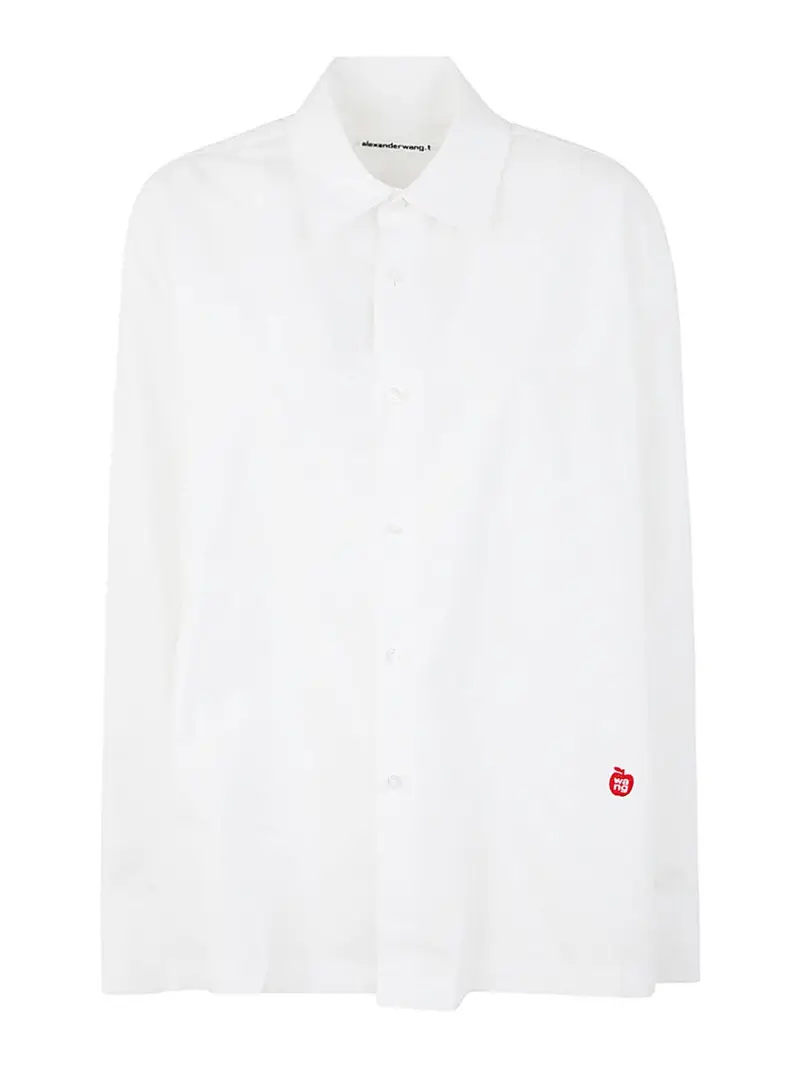 Camicia a maniche lunghe Bianco