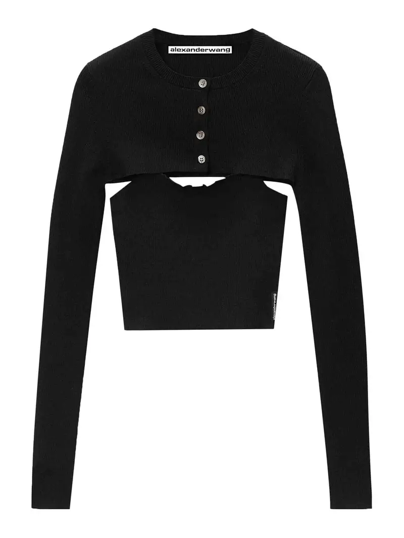 Alexander Wang Cardigan Nero 3333500