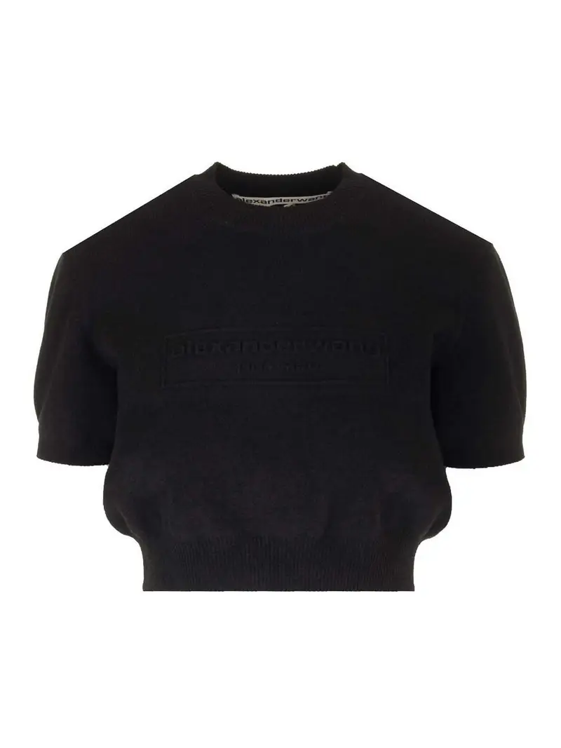 Maglione a coltura a coltivazione Nero