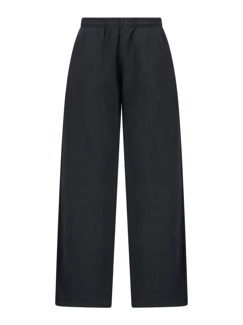 Pantaloni Sportivi Logo Nero