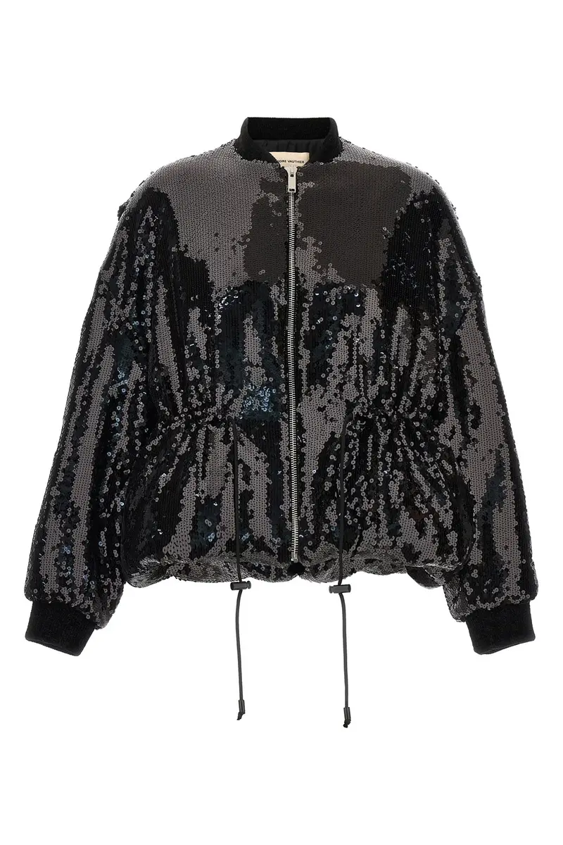 Bomber Paillettes Nero