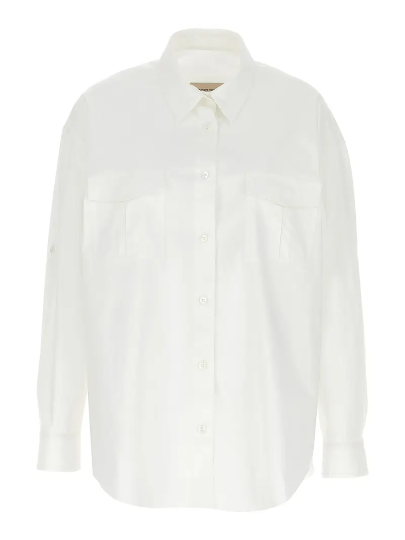 Camicia tascabile Bianco