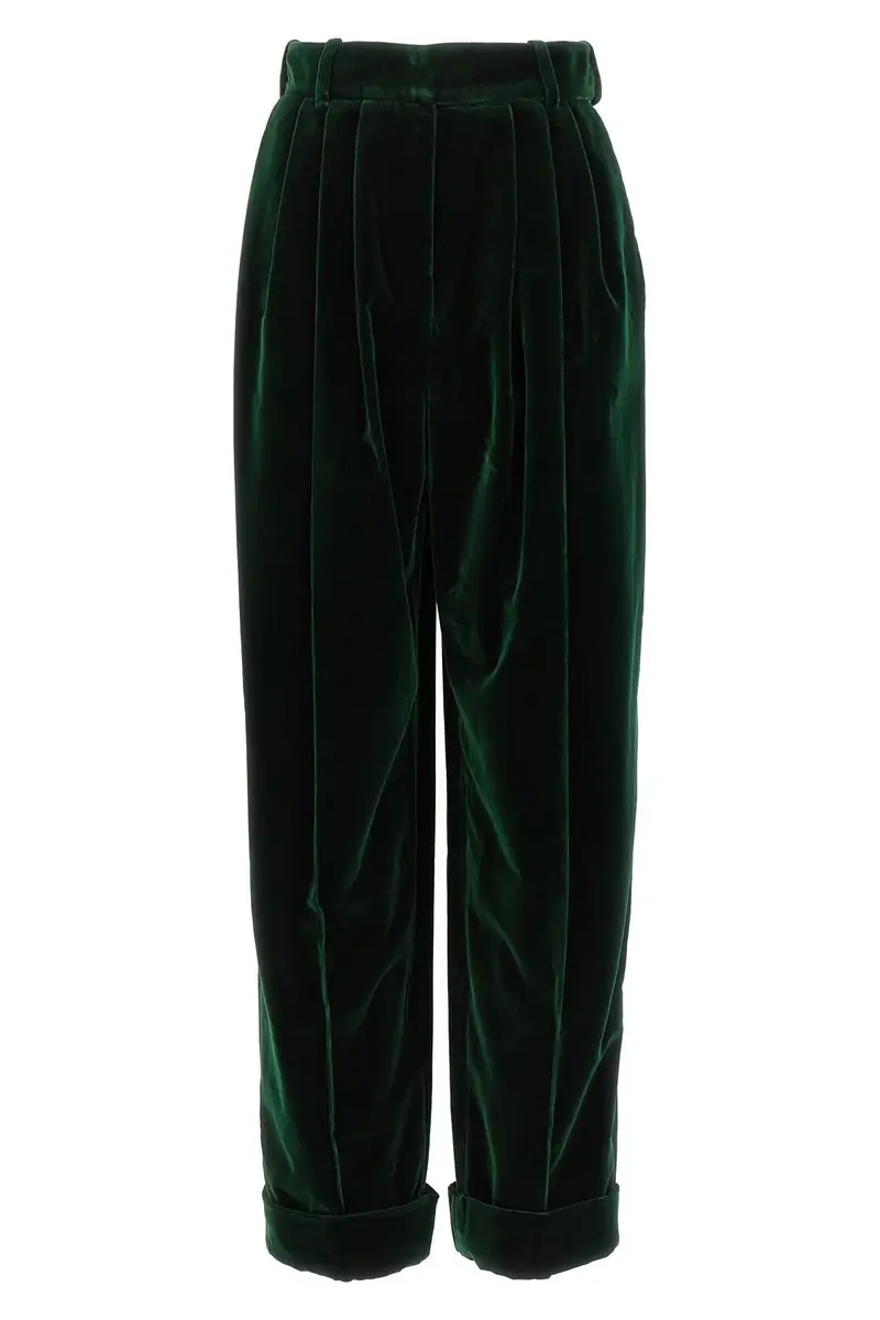Pantalone Boyfriend Verde