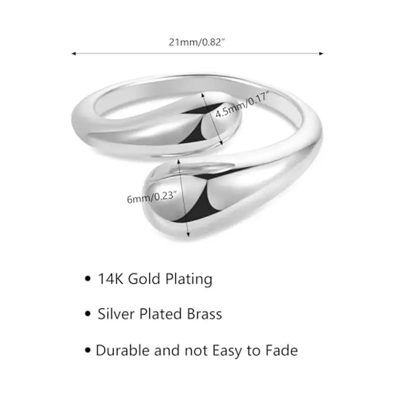 ALEXCRAFT Anelli Donna Argento 1985928 miniatura 2