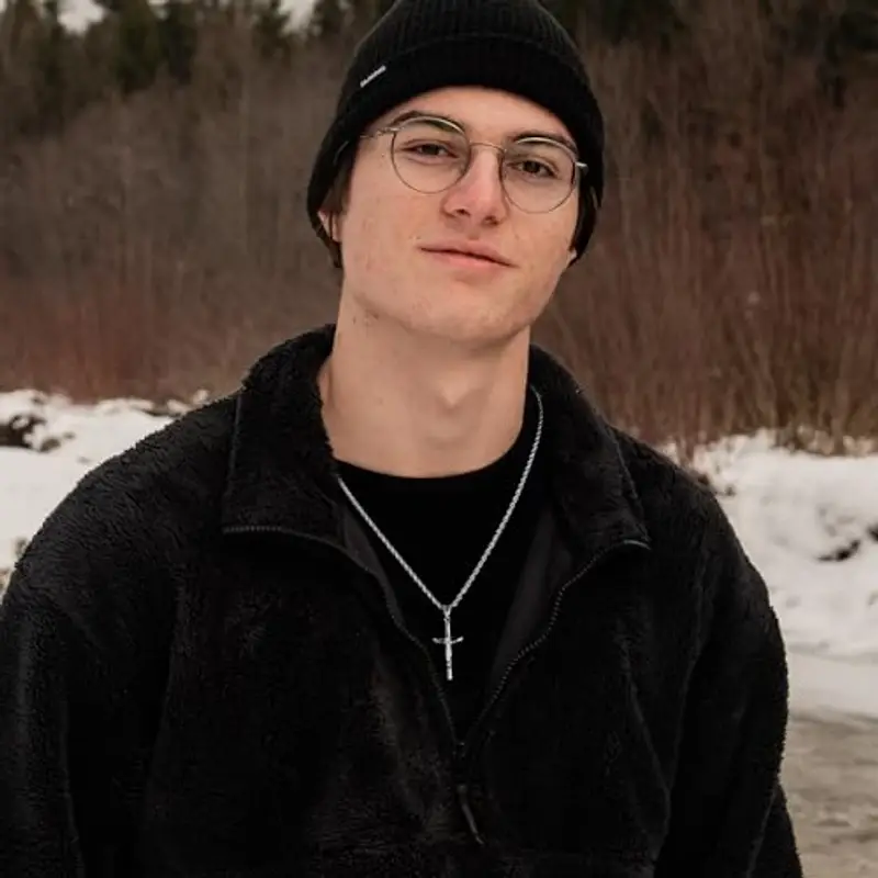 ALEXCRAFT Collana Croce Acciaio Crocifisso Collana Con Crocifisso Donna Uomo Croce Gesù Acciaio Inossidabile Collana Donna 55+5cm miniatura 3