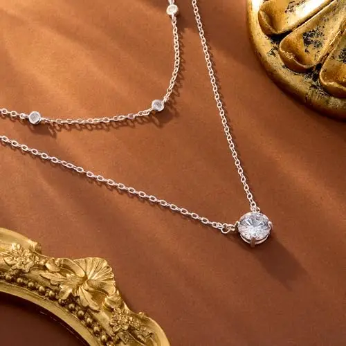 ALEXCRAFT Choker Donna Argento 2726695 miniatura 3