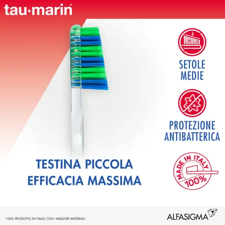 spa Tau Marin® Spazzolino Professional 27 Setole Medie - Colori Assortiti
