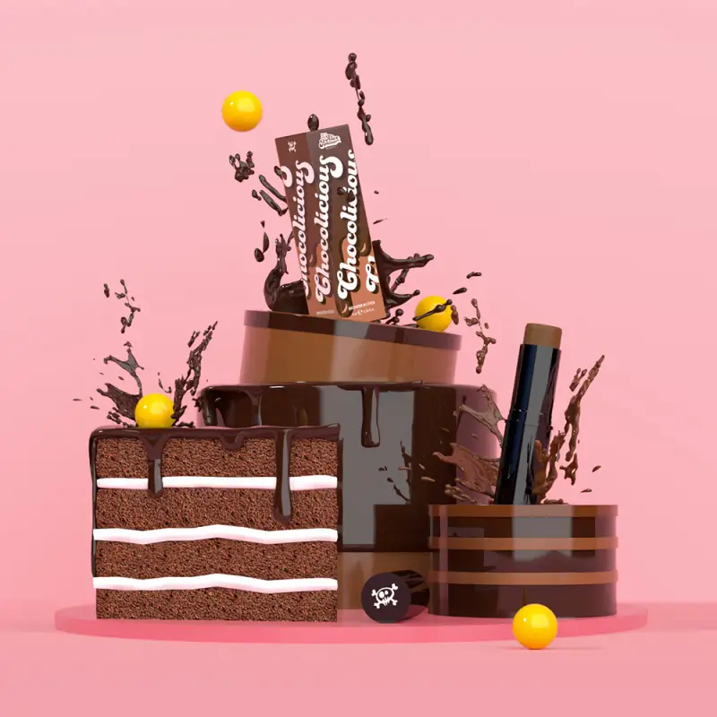 Viso Chocolicious - Bronzer in Stick Color Brown - Terra viso, Contouring viso miniatura 4