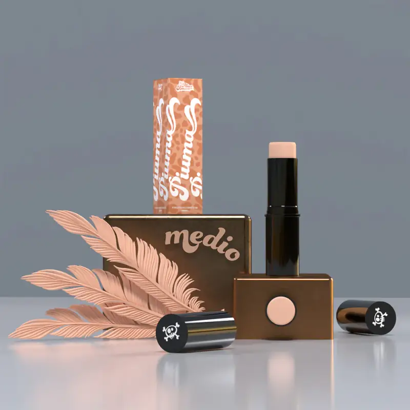 Viso Piuma Fondotinta/Correttore Beige Medio - Fondotinta miniatura 4