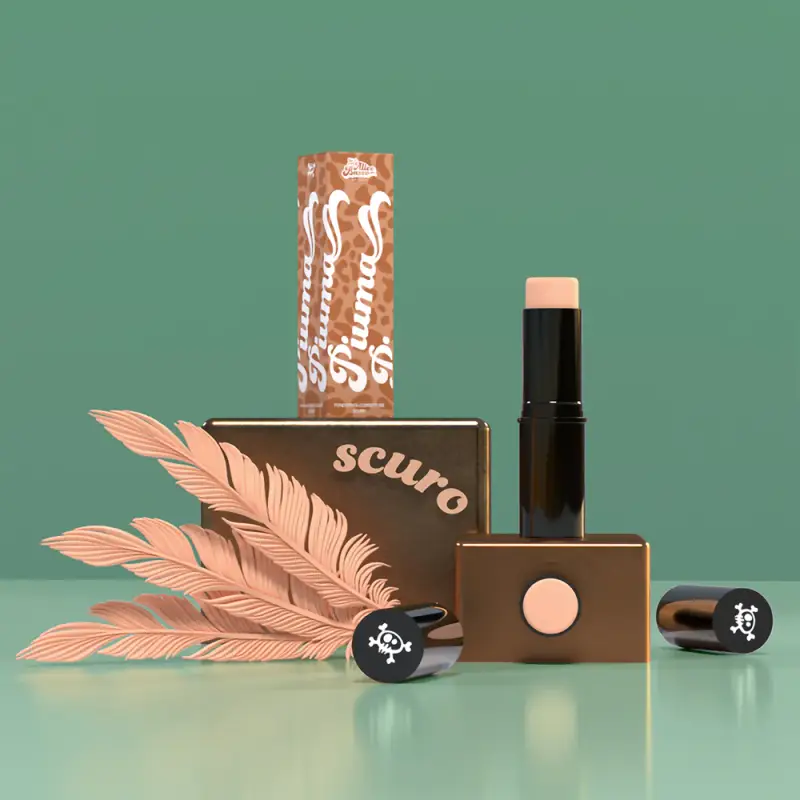 Viso Piuma Fondotinta/Correttore Beige Scuro - Fondotinta miniatura 4