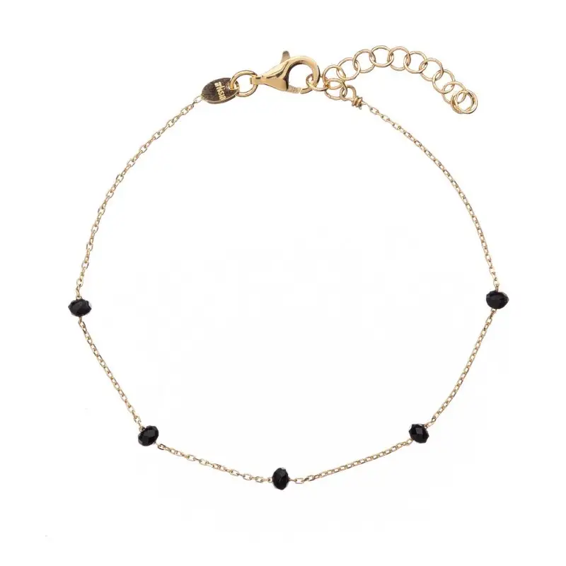 Crystal Bead - Oro / Nero