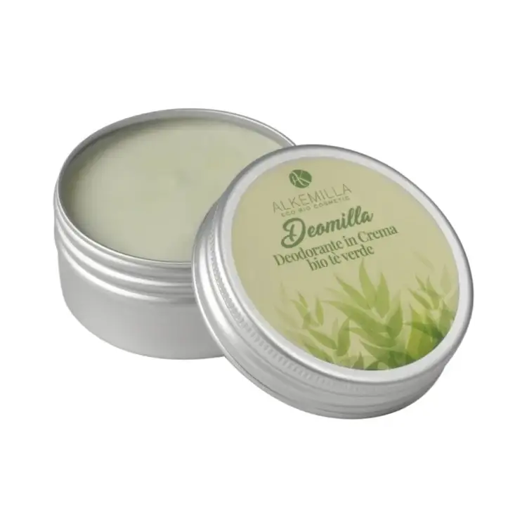 eco bio cosmetic Deomilla Deodorante in Crema tè verde (50 ml)