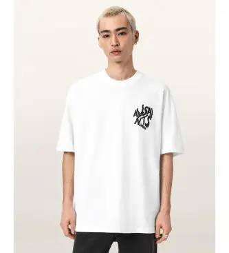 per uomo M066PC Maglietta bianca di Orlando (S), Bianco, Casual, Cotone, Manica corta