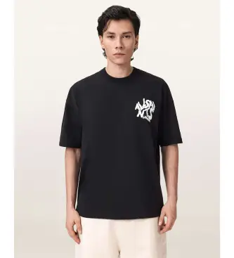 per uomo M066PC Maglietta nera di Orlando (S), Nero, Casual, Cotone, Manica corta