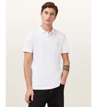 per uomo M075PB Riforma del polo bianco (S), Casual, Cotone, Manica corta