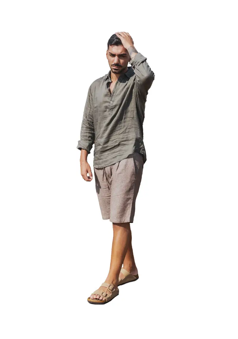 Camicia Uomo Verde miniatura 3