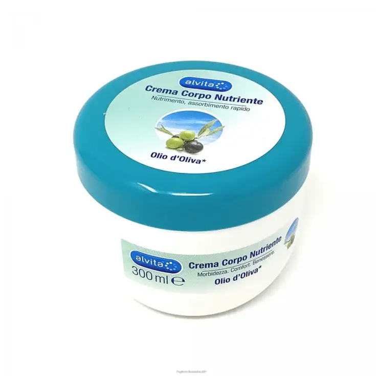 Crema Corpo Nutriente all'Olio di Oliva alvita 300ml