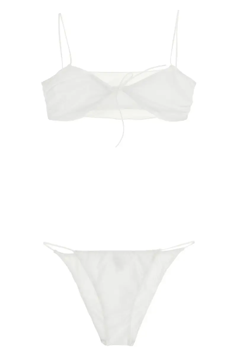 Bikini Sporty Mesh Bianco