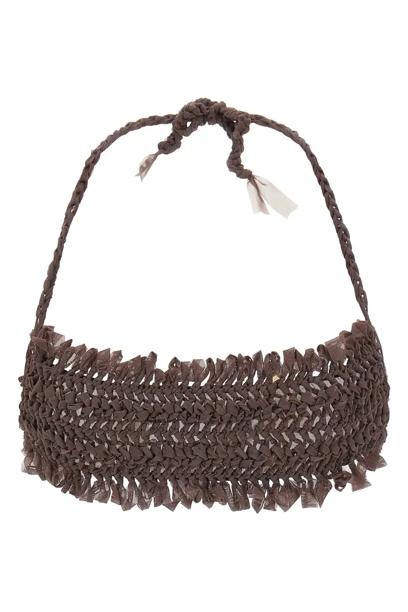 Top Bikini Aurora Marrone