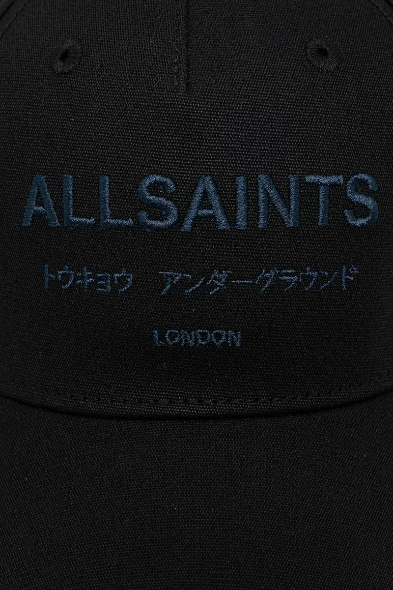 berretto da baseball in cotone colore bianco con applicazione 29AS101819 Nero miniatura 2