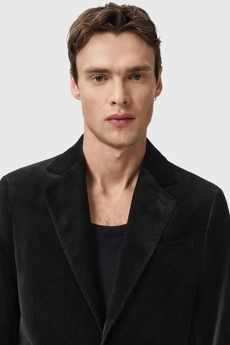 AllSaints Blazer Uomo Nero 3778317 miniatura 2