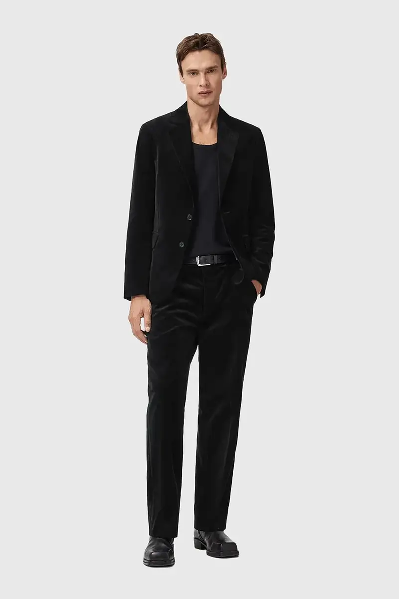 AllSaints Blazer Uomo Nero 3778317 miniatura 5
