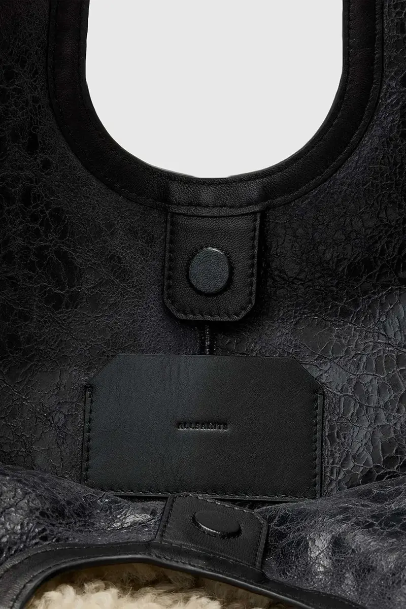 borsa in lana ARA colore beige W216XD miniatura 3