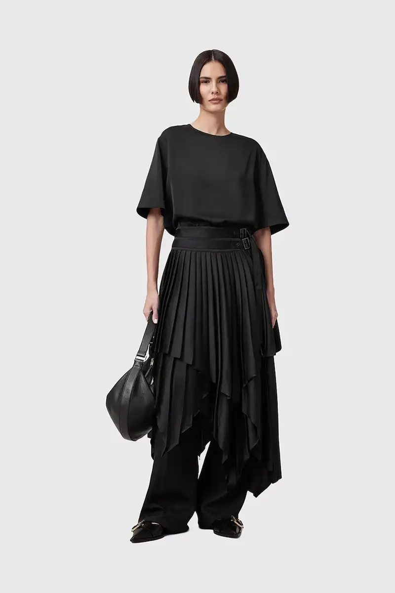 camicetta AMELIE donna colore nero W032PC miniatura 5