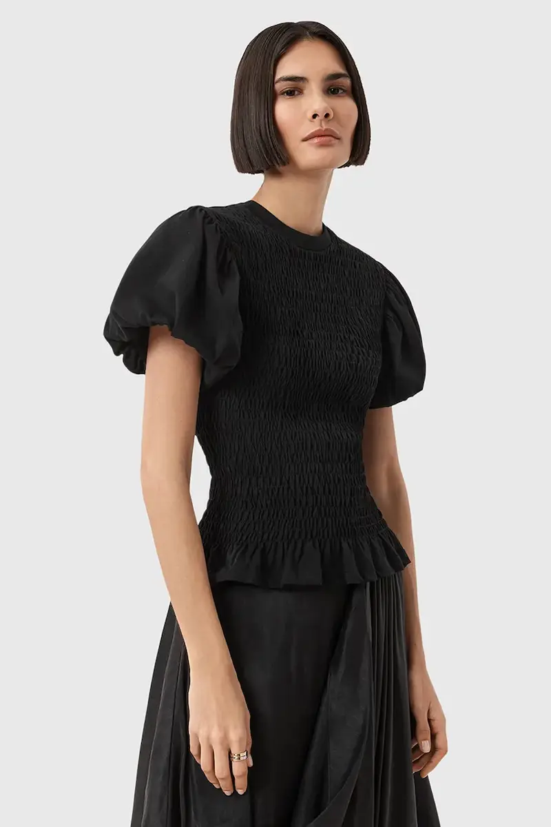 camicetta DAEL donna colore bianco W013JD Nero