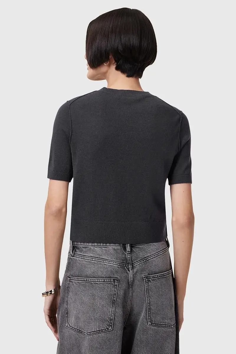 camicetta di lana ELSIE donna colore nero W068KC miniatura 3