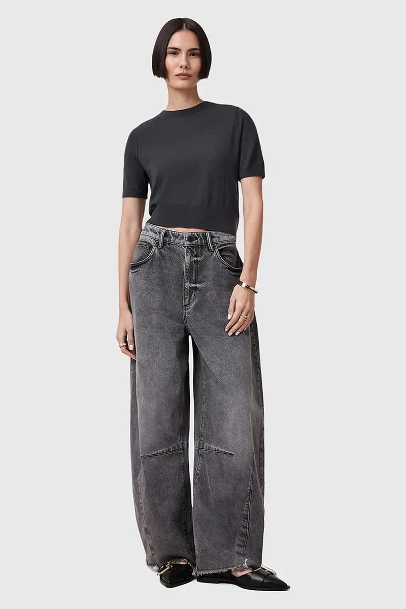 camicetta di lana ELSIE donna colore nero W068KC miniatura 4