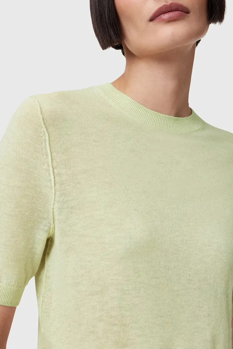 camicetta di lana ELSIE donna colore verde W068KC miniatura 2