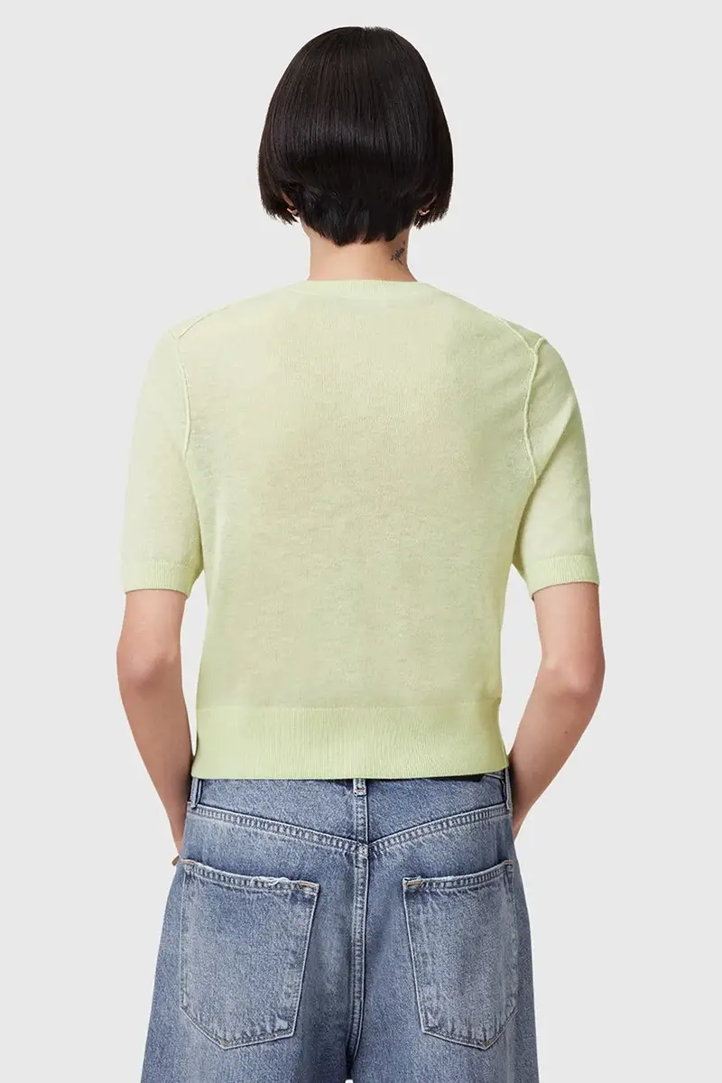 camicetta di lana ELSIE donna colore verde W068KC miniatura 3