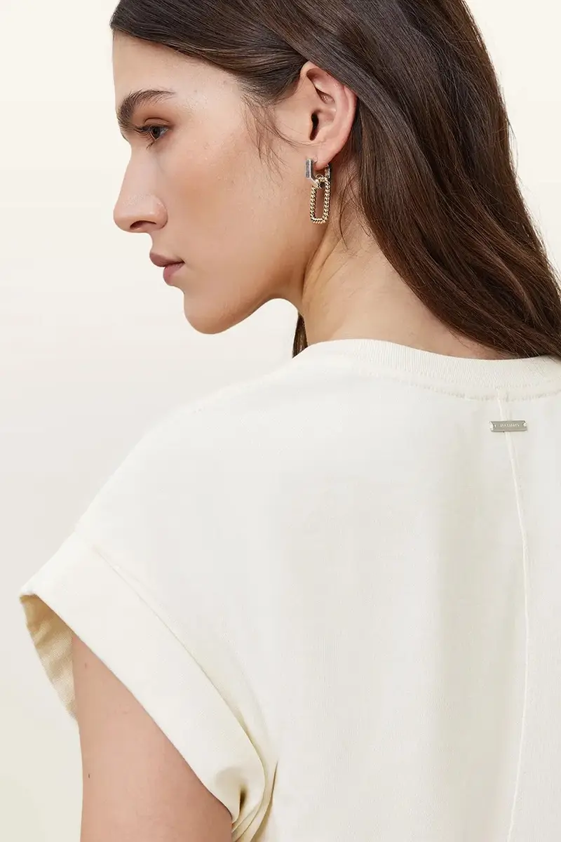 camicetta MIRA SATIN donna colore bianco W054JC miniatura 3