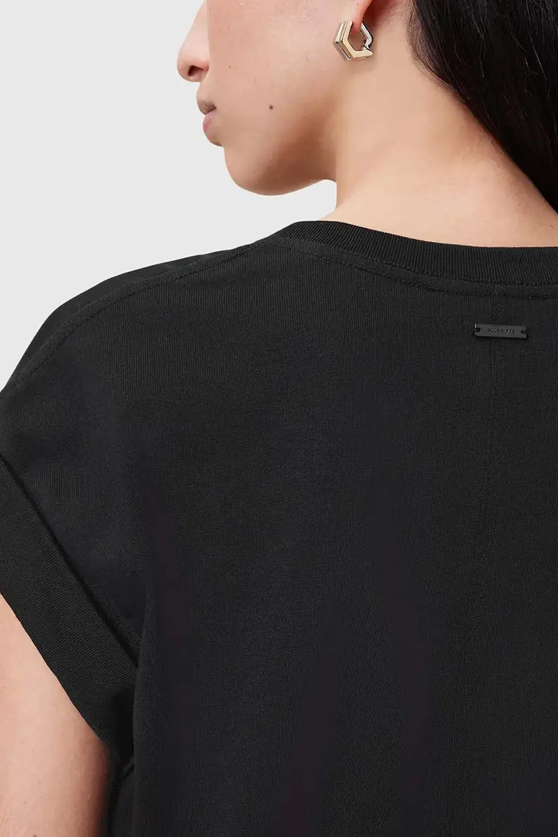 camicetta MIRA SATIN donna colore nero W054JC miniatura 3