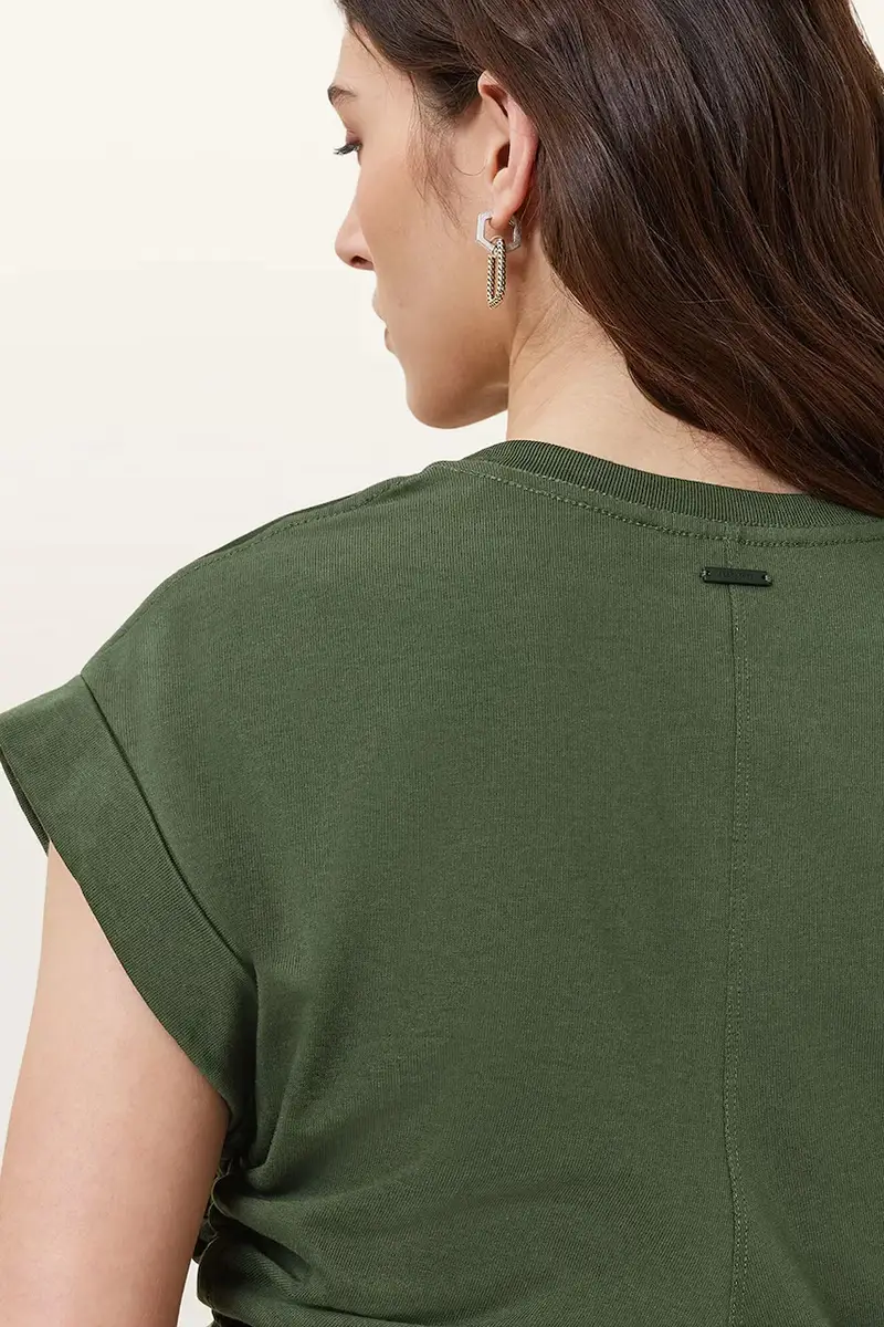 camicetta MIRA SATIN donna colore verde W054JC miniatura 3