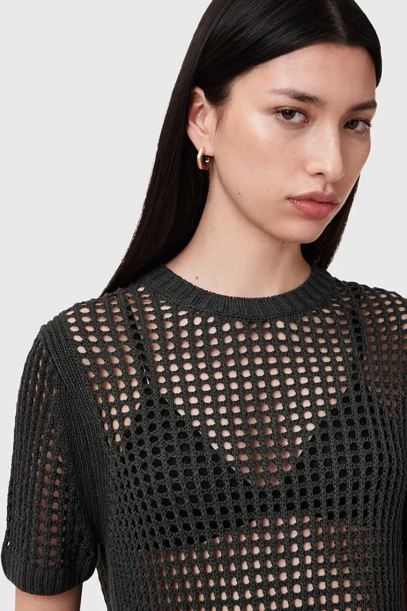 camicetta PALOMA donna colore nero W045KC miniatura 2