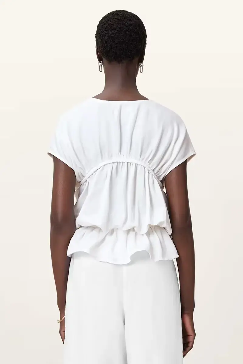 camicetta REMY donna colore bianco W105PC miniatura 3