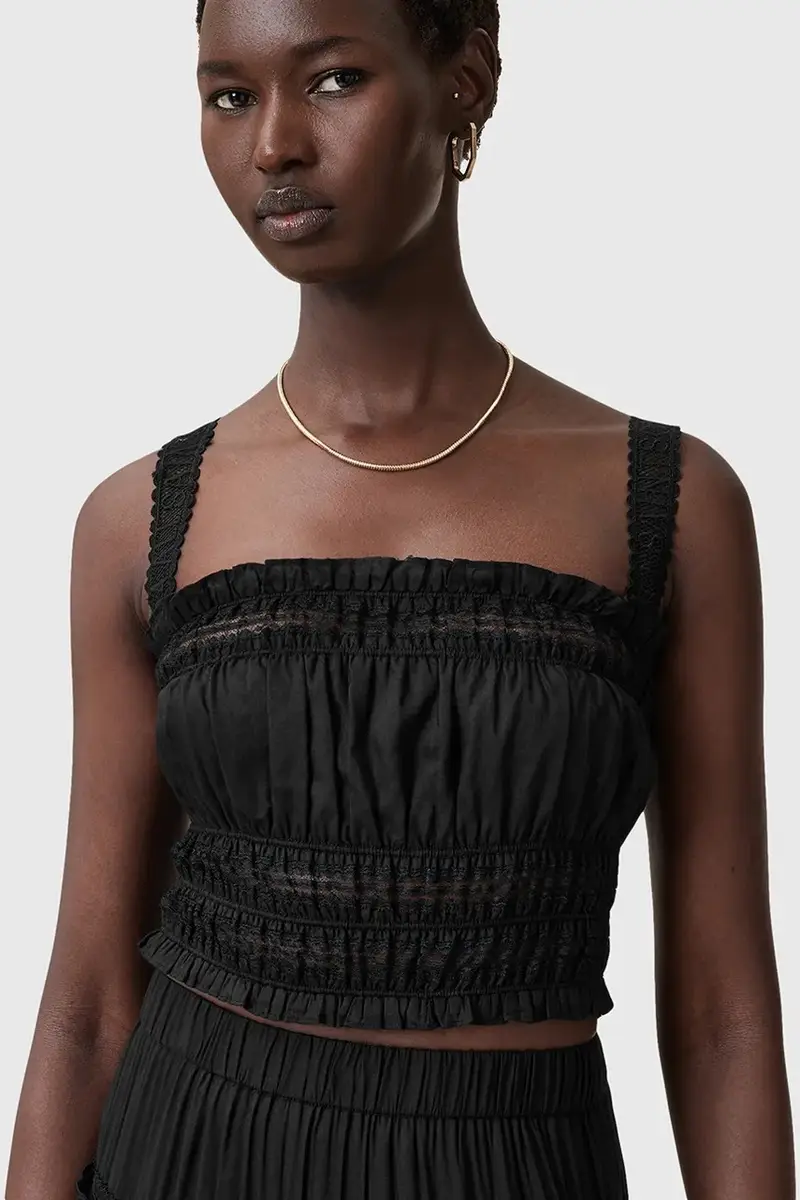 camicetta TALIA donna colore nero W070PC miniatura 2