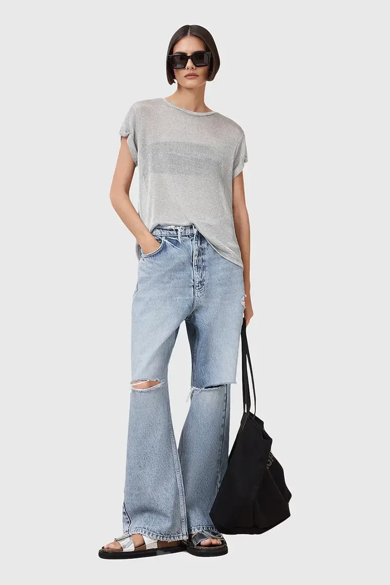 camicetta THEA donna colore argento W207JC miniatura 5